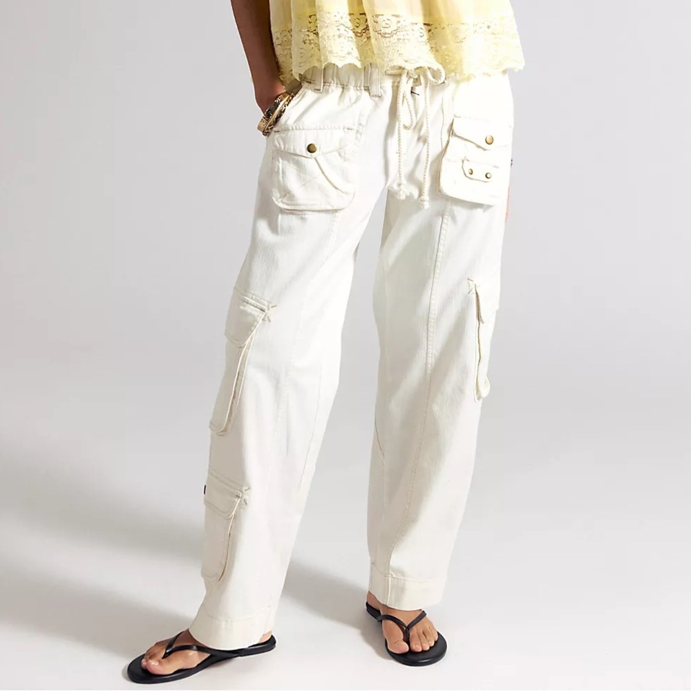 Free People We The Free Tahiti Pull-On Cargo Pants